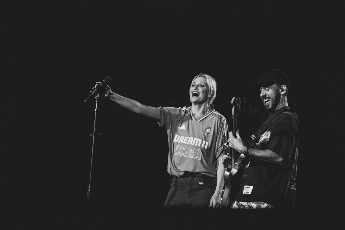 Emily Armstrong and Mike Shinoda